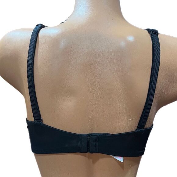 Victoria’s Secret pink unlined underwire lace bra black - Picture 3 of 3